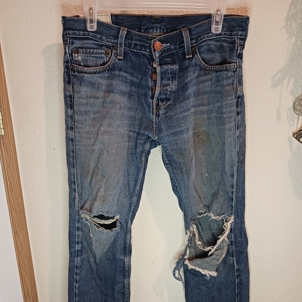 Hollister ripped jeans